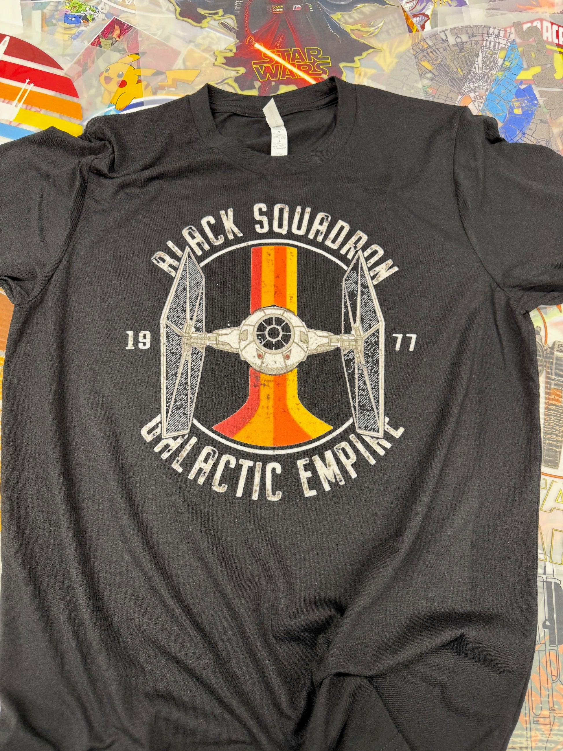 STAR WARS TIE FIGHTER  BLACK T SHIRT