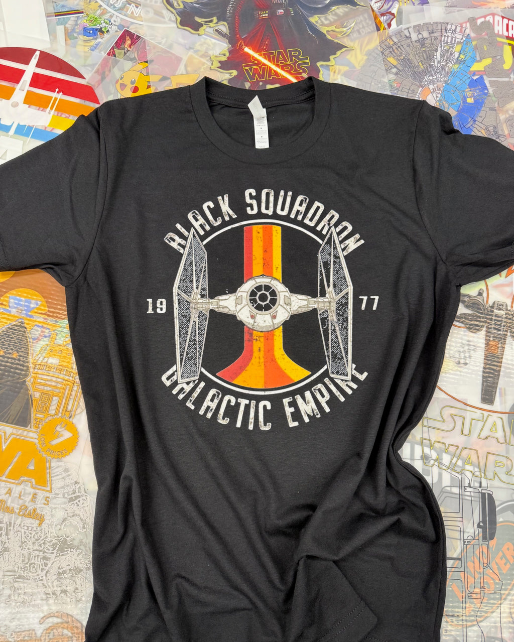 STAR WARS TIE FIGHTER  BLACK T SHIRT