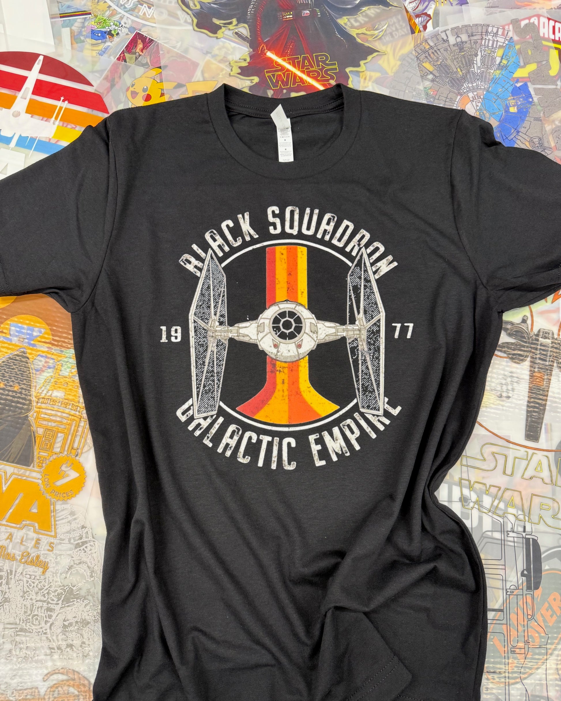 STAR WARS TIE FIGHTER  BLACK T SHIRT