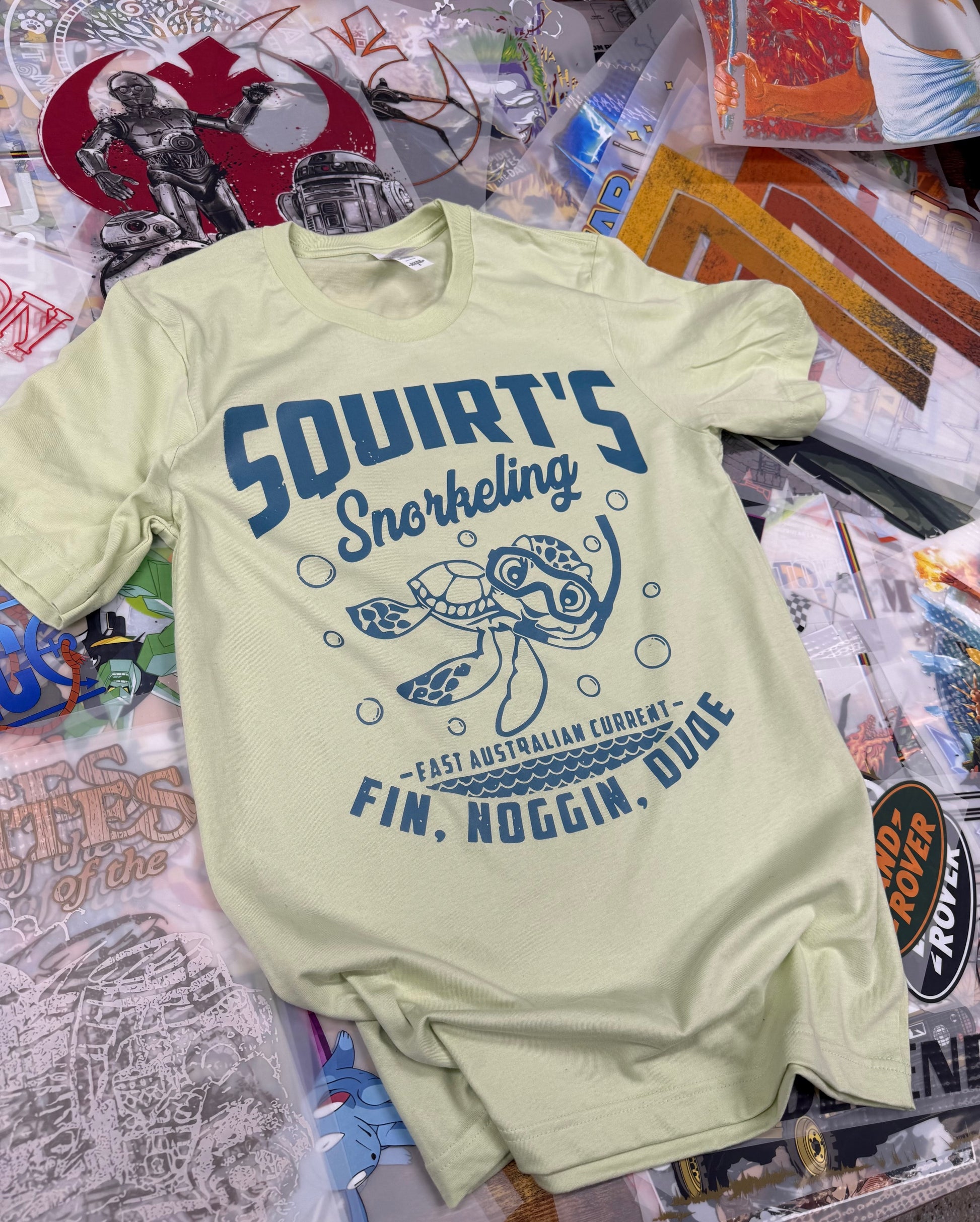 FINDING NEMO SQUIRT LIME T SHIRT