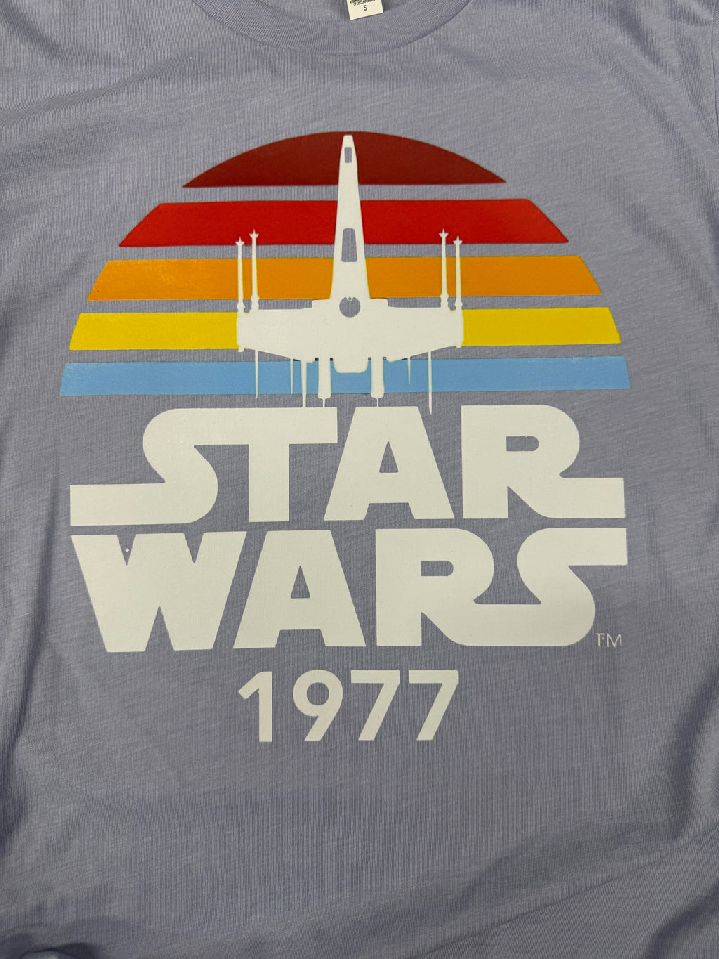 STAR WARS X WING RETRO BLUE T SHIRT