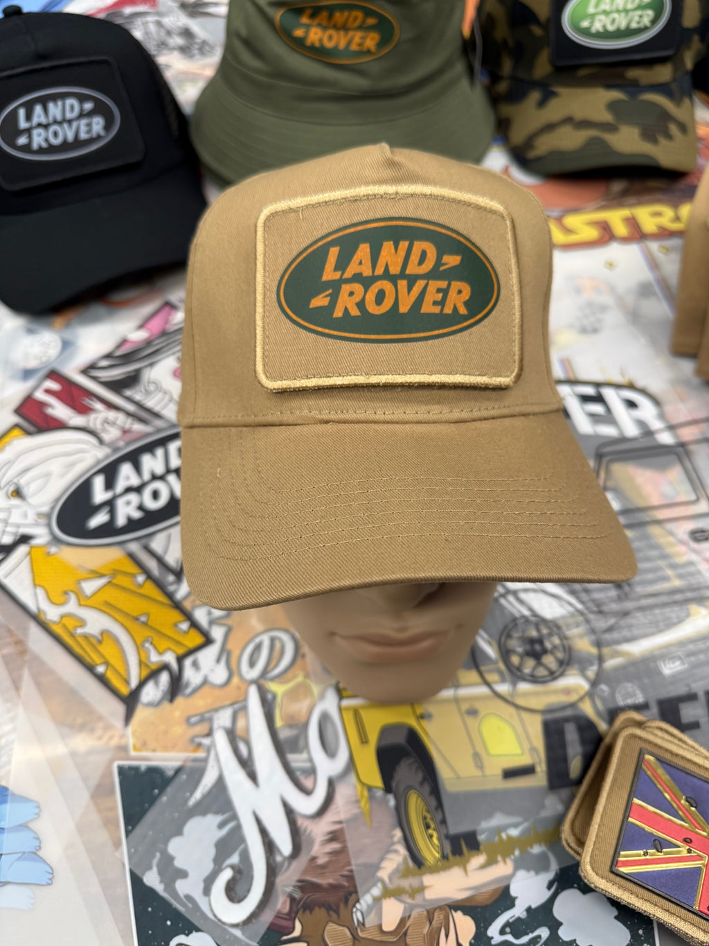 LANDROVER DESERT STORM BASE BALL CAP NON MESH