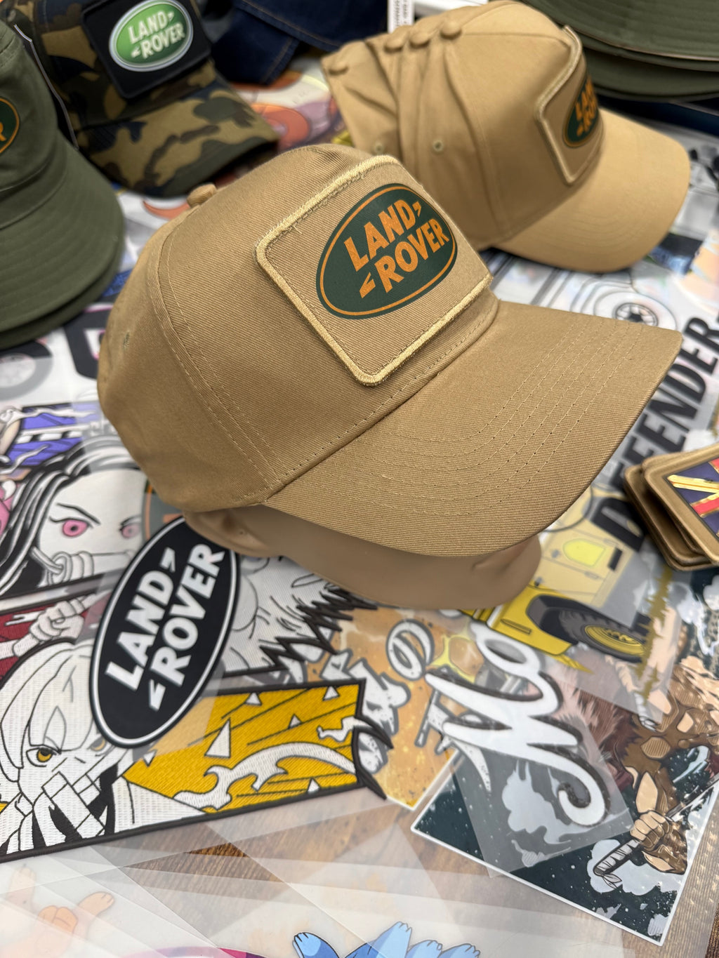 LANDROVER DESERT STORM BASE BALL CAP NON MESH