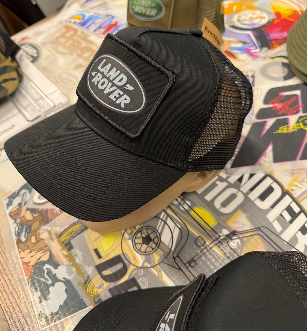 LANDROVER BLACK TRUCKERS CAP