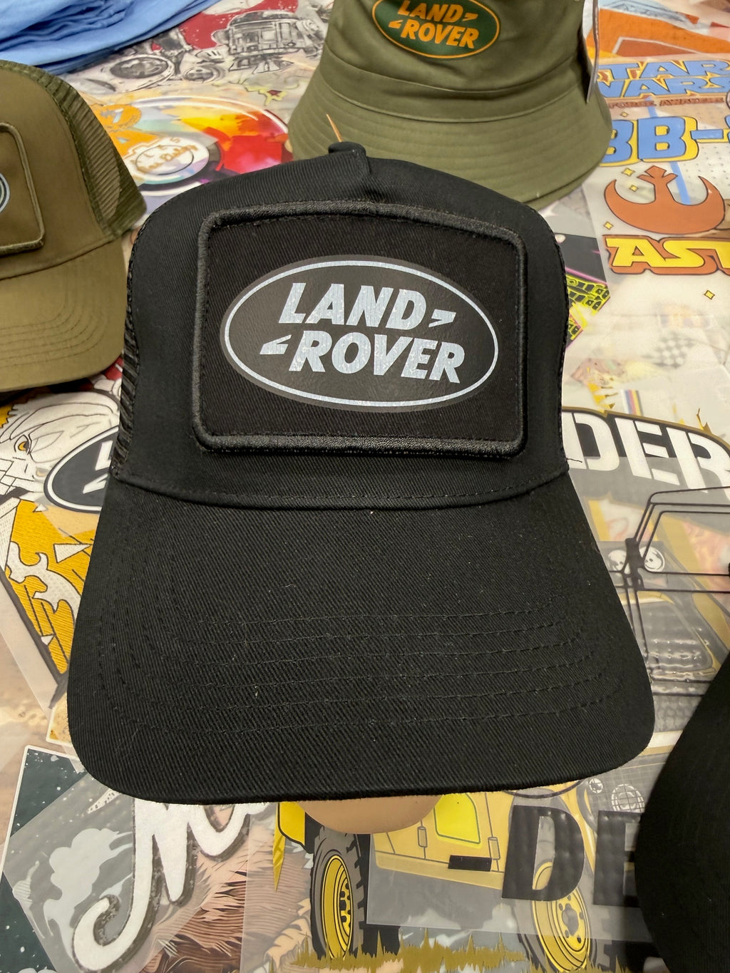 LANDROVER BLACK TRUCKERS CAP