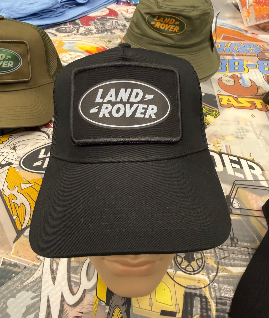 LANDROVER BLACK TRUCKERS CAP