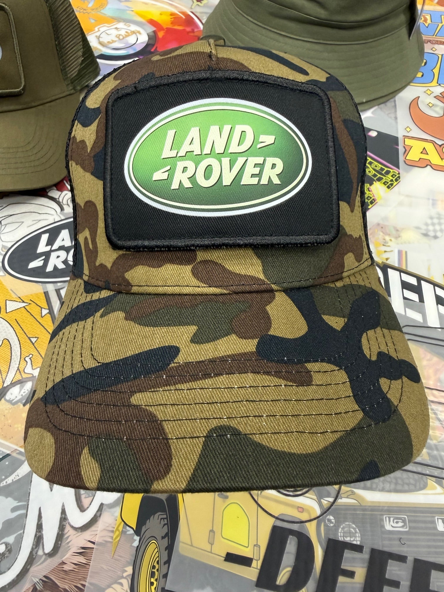 LANDROVER CAMOUFLAGE TRUCKERS CAP