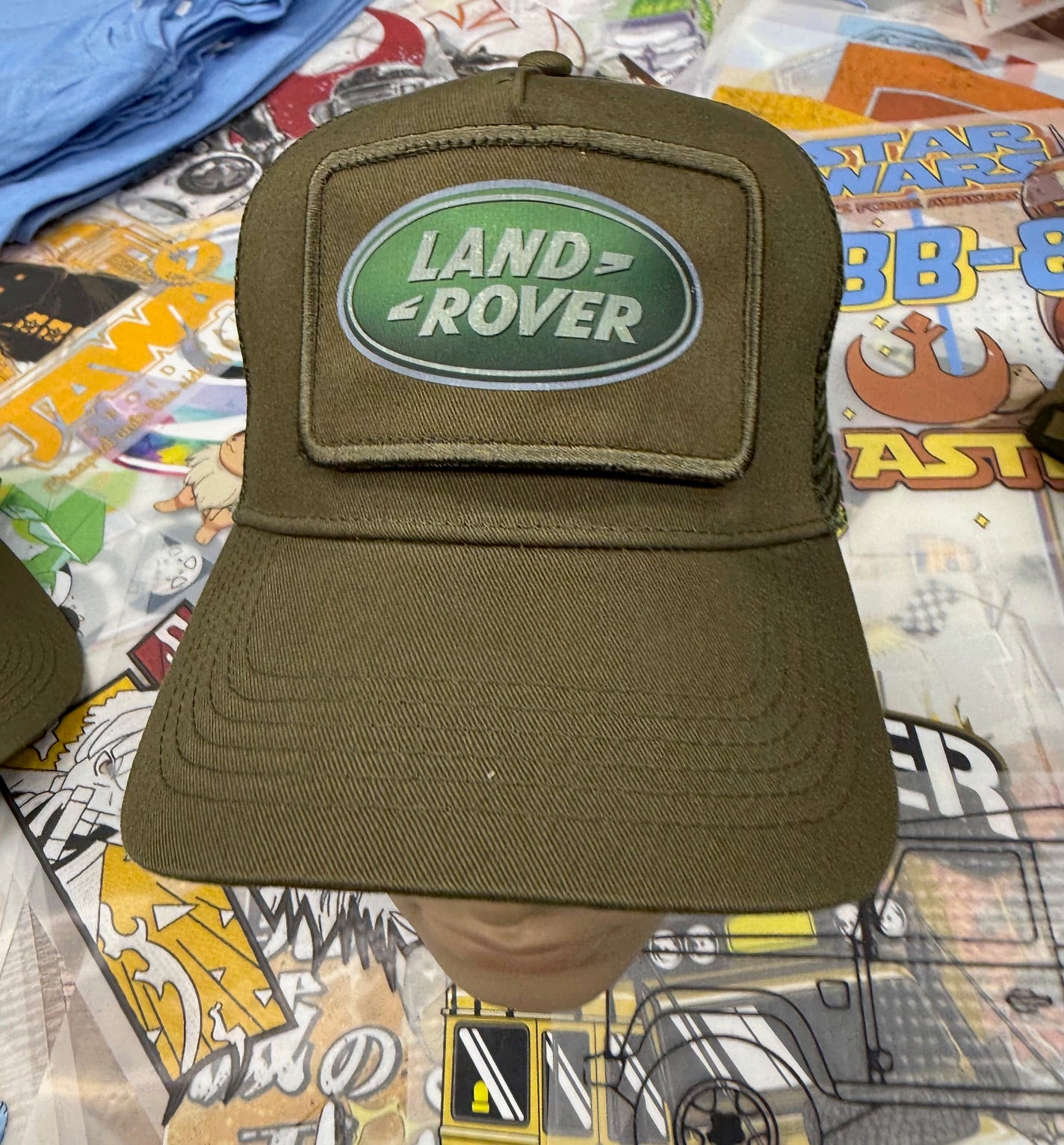 LANDROVER GREEN TRUCKERS CAP