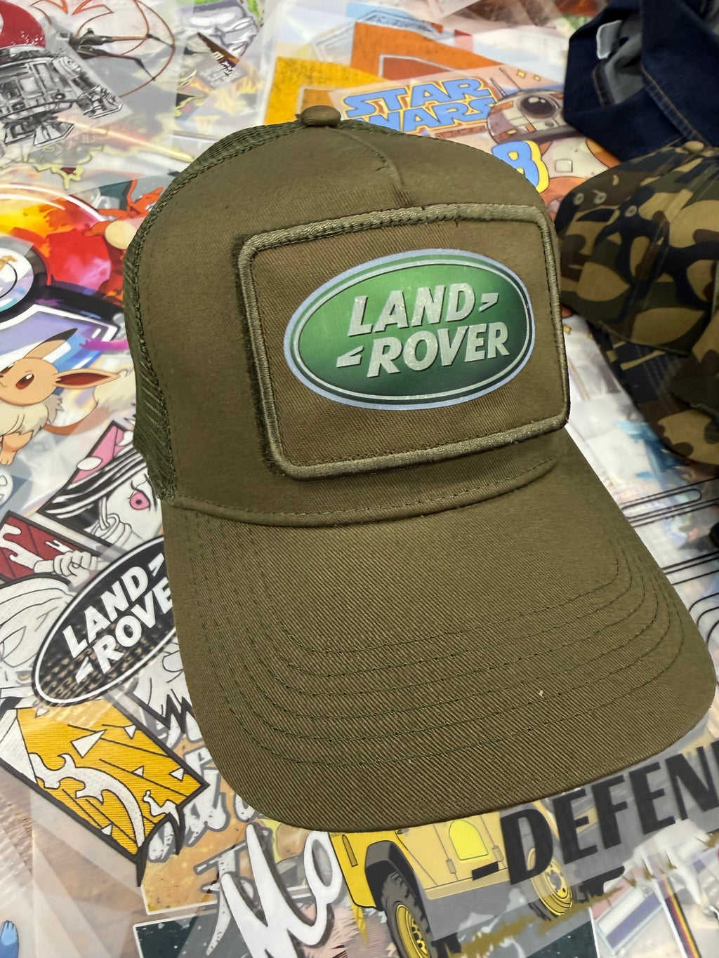 LANDROVER GREEN TRUCKERS CAP