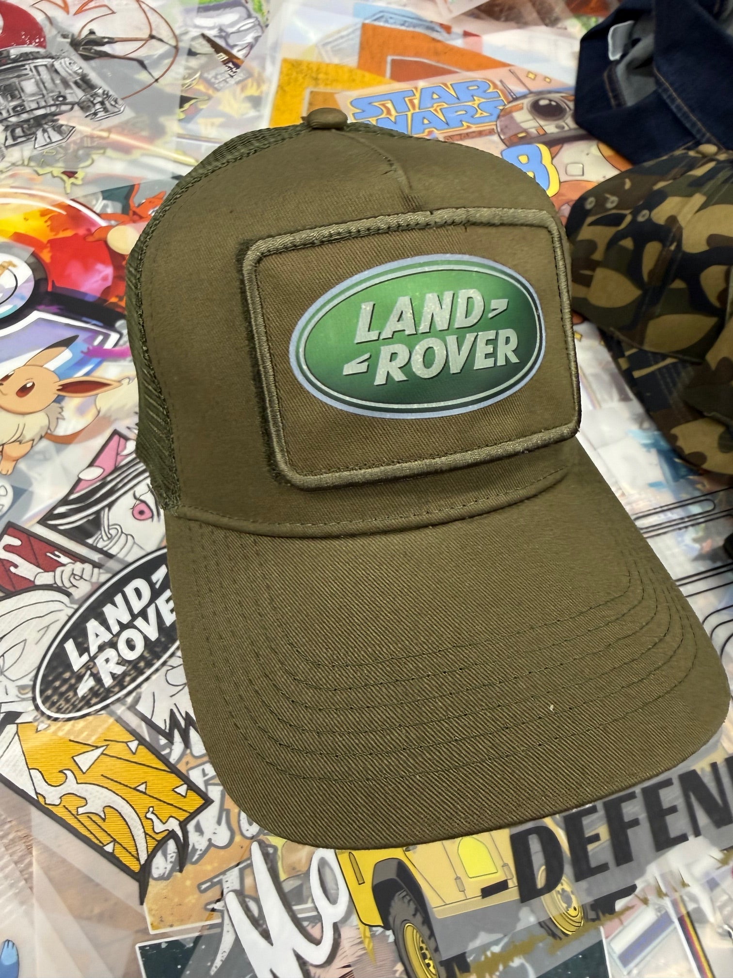 LANDROVER GREEN TRUCKERS CAP