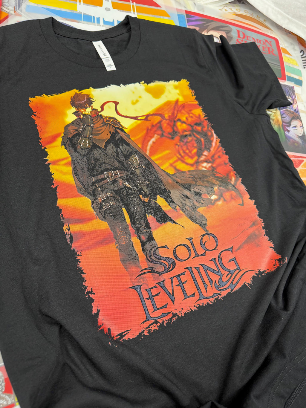 SOLO LEVELLING SUNG JIN-WOO BLACK T SHIRT