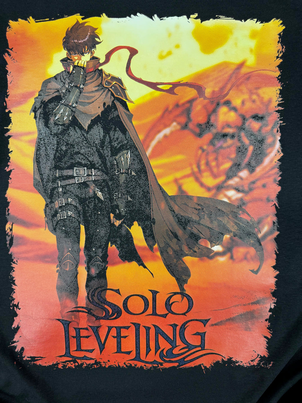 SOLO LEVELLING SUNG JIN-WOO BLACK T SHIRT