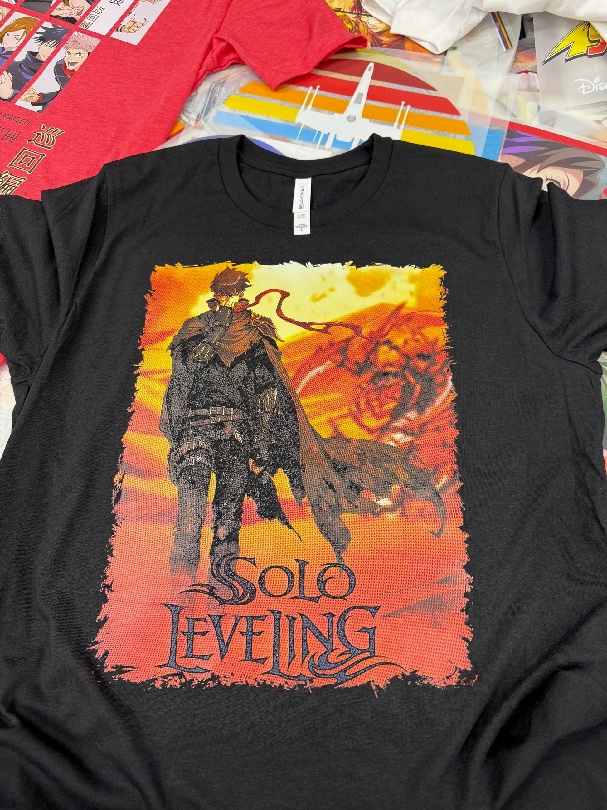SOLO LEVELLING SUNG JIN-WOO BLACK T SHIRT