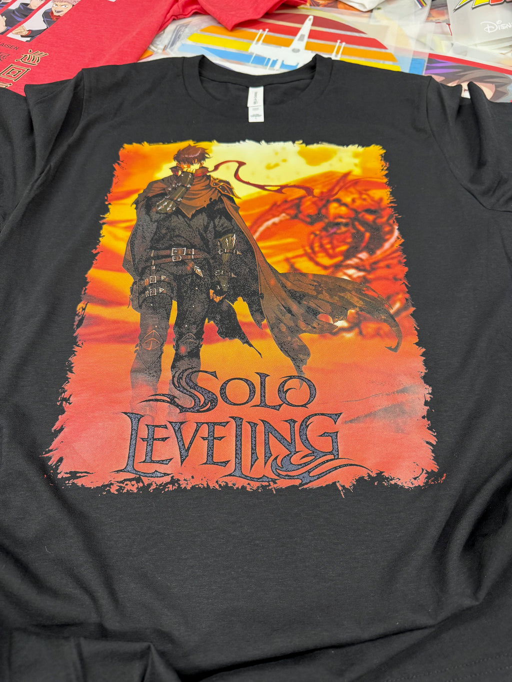 SOLO LEVELLING SUNG JIN-WOO BLACK T SHIRT