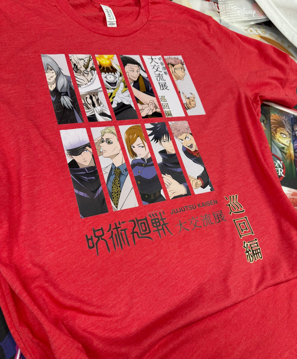 JUJUTSU KAISEN RED T SHIRT