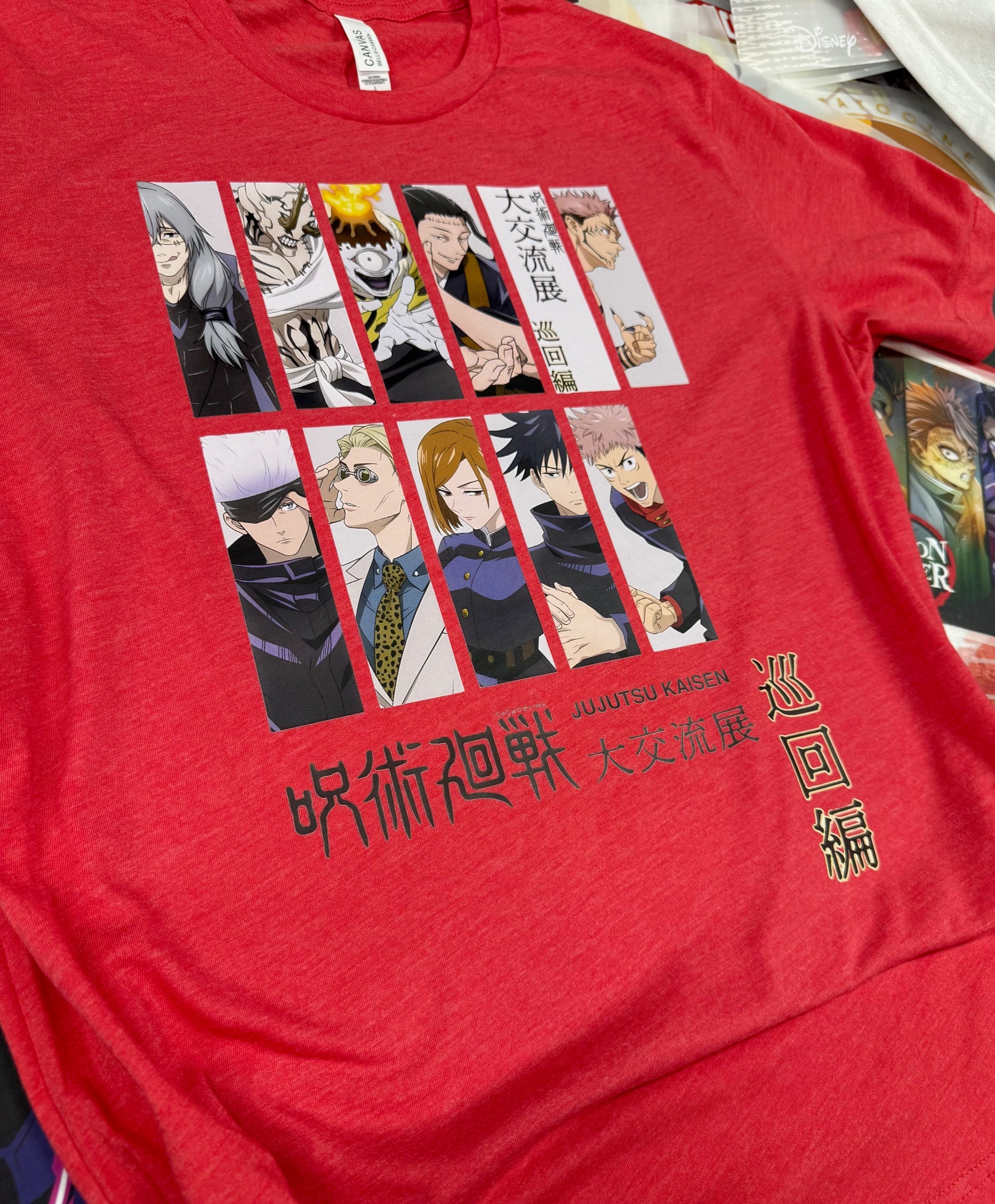 JUJUTSU KAISEN RED T SHIRT