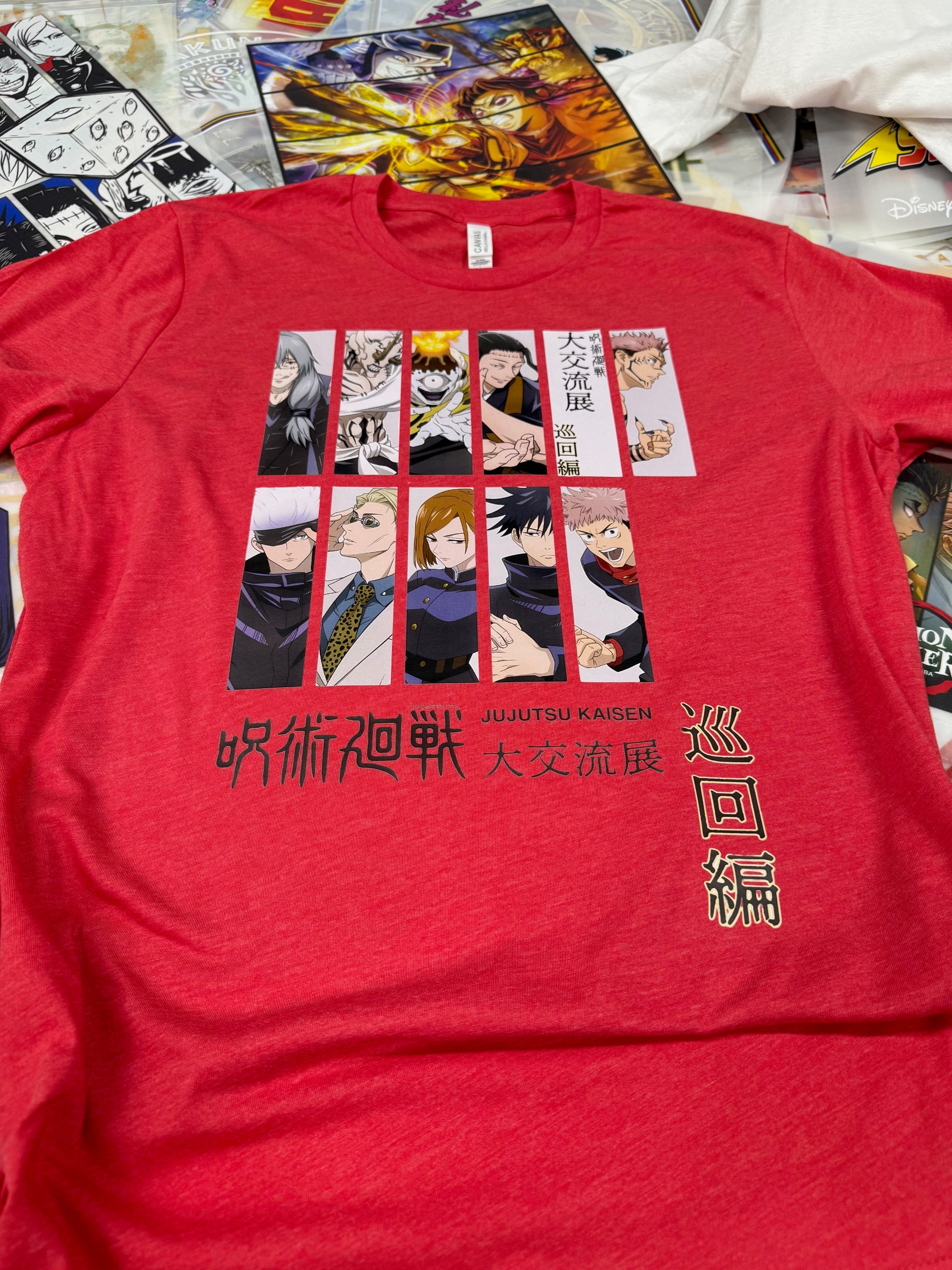 JUJUTSU KAISEN RED T SHIRT