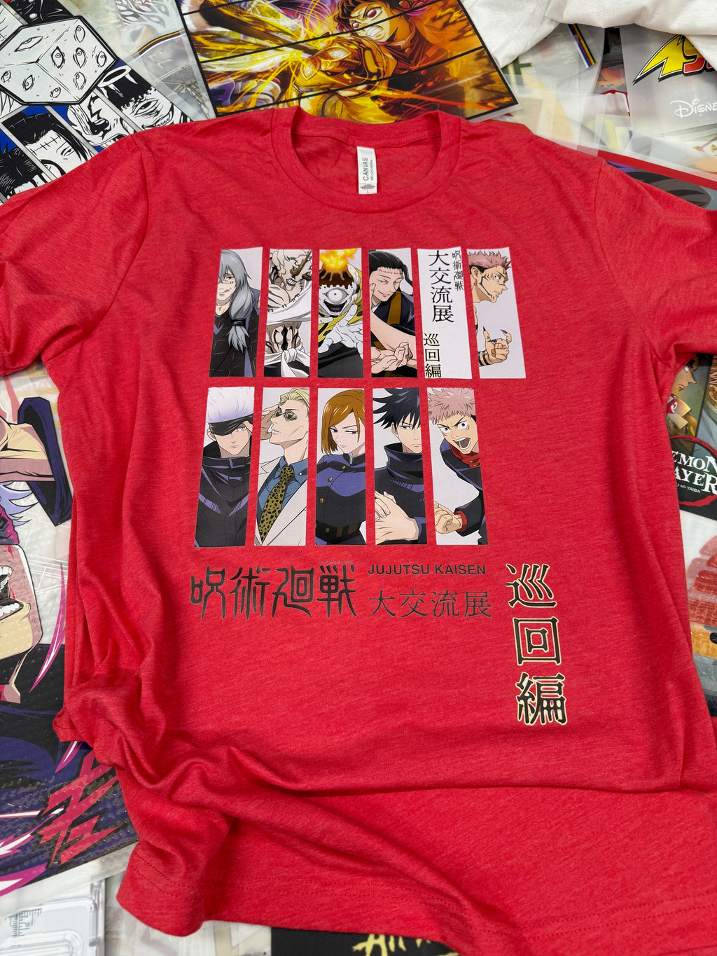 JUJUTSU KAISEN RED T SHIRT